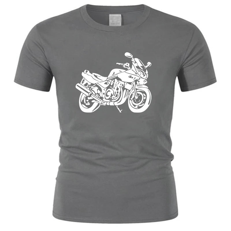 Motorcycle Pattern T-shirt
