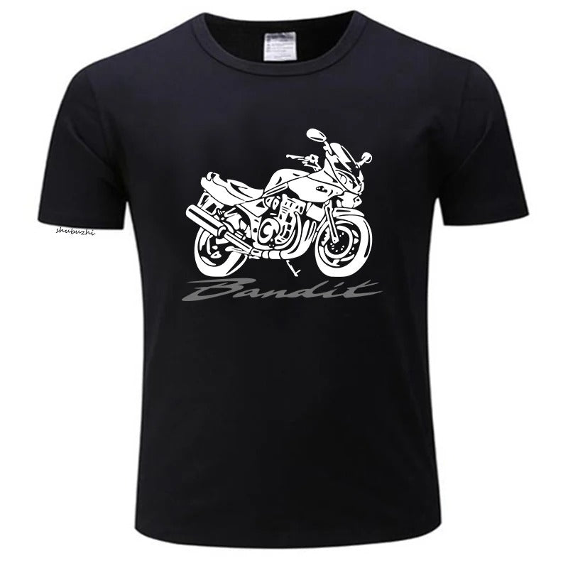 Motorcycle Pattern T-shirt