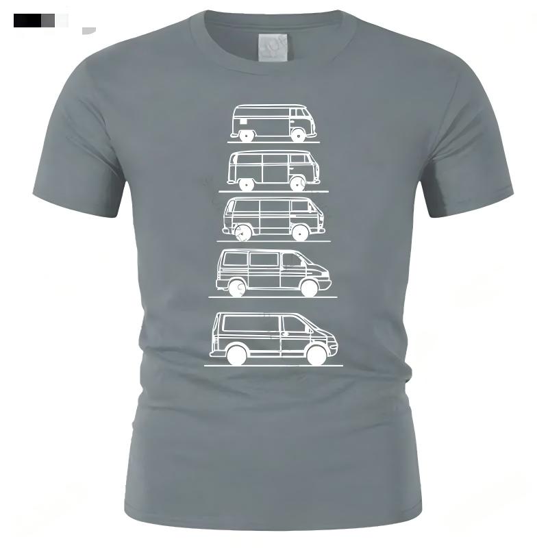 Bus Pattern T-shirt