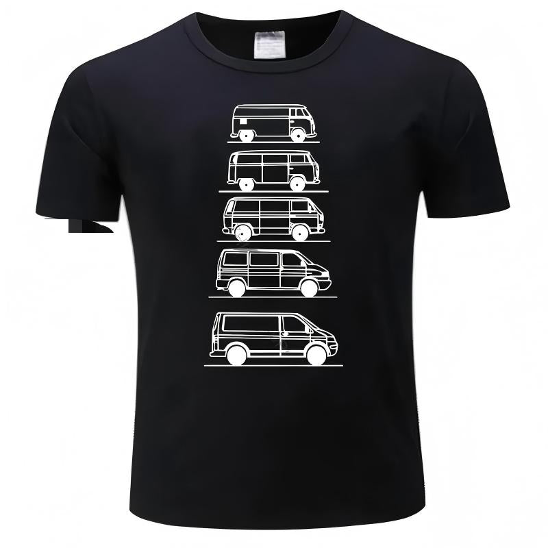 Bus Pattern T-shirt