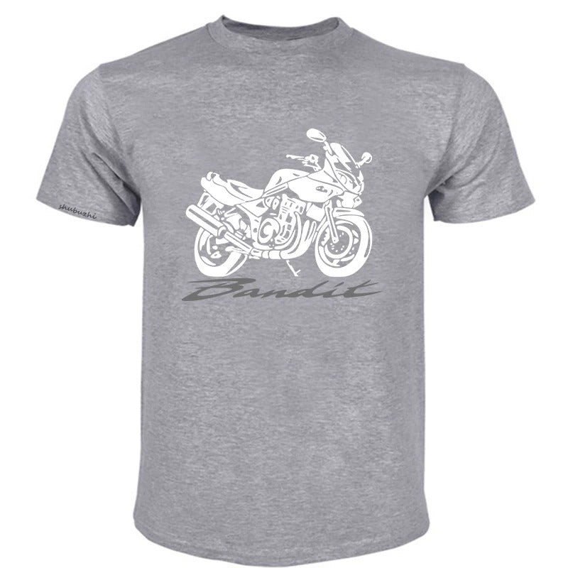Motorcycle Pattern T-shirt